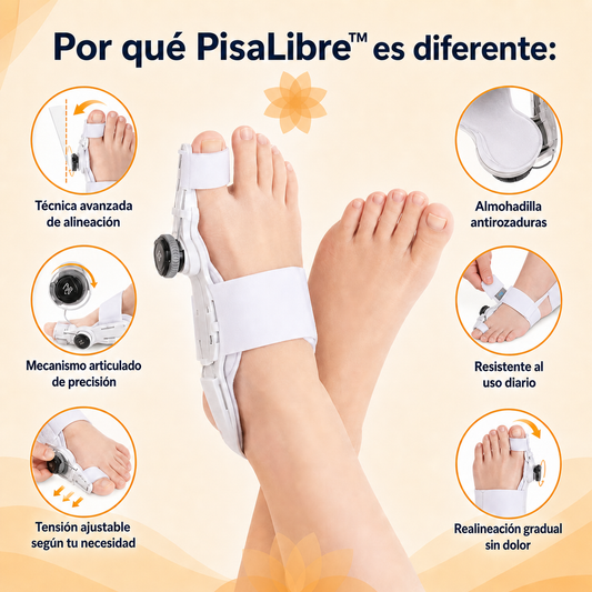 PisaLibre Techlove | Realinea tu dedo gordo naturalmente.