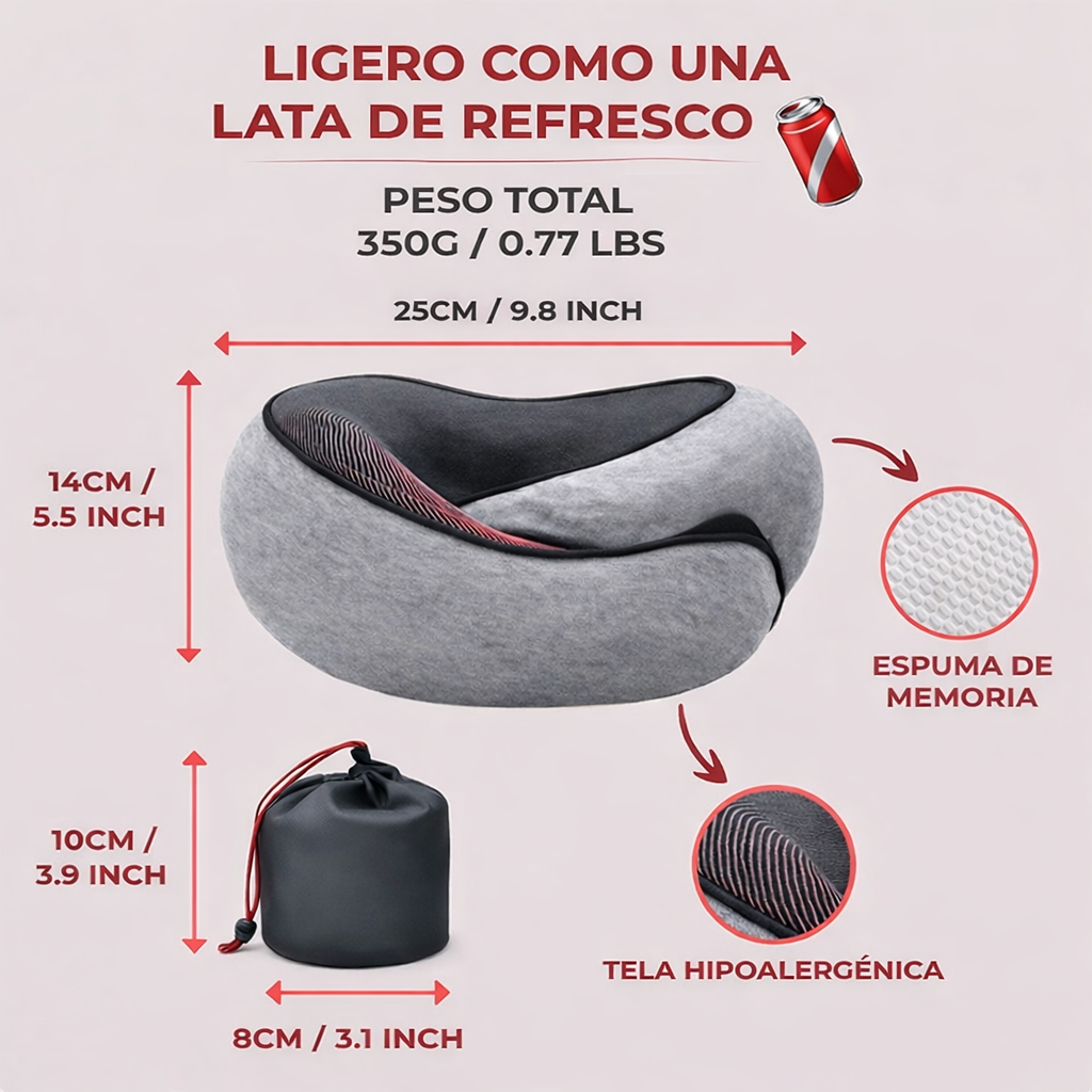 Almohada BM | La almohada que evita el cabeceo.